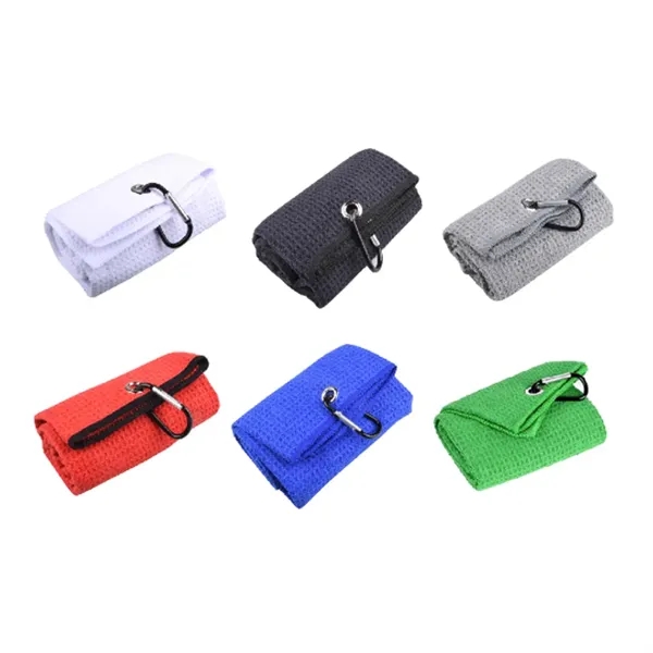 Golf Cleaning Kit with Club Brush & Carabiner Towel - Golf Cleaning Kit with Club Brush & Carabiner Towel - Image 2 of 5