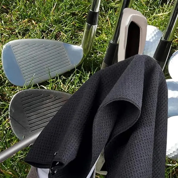 Golf Cleaning Kit with Club Brush & Carabiner Towel - Golf Cleaning Kit with Club Brush & Carabiner Towel - Image 5 of 5