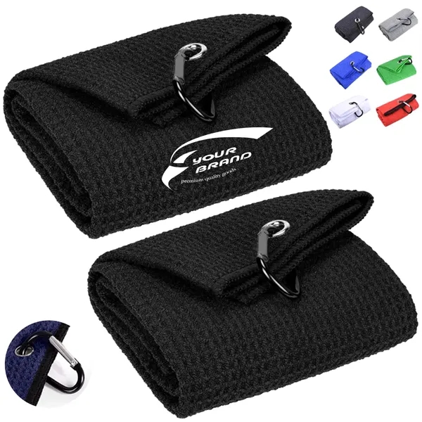 Golf Cleaning Kit with Club Brush & Carabiner Towel - Golf Cleaning Kit with Club Brush & Carabiner Towel - Image 0 of 5