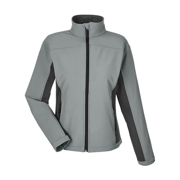 Devon & Jones Women's Soft Shell Colorblock Jacket