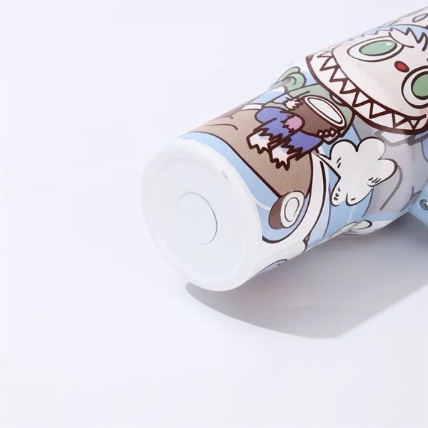 40oz Labubu Pattern Tumbler with Handle and Plastic Straw - 40oz Labubu Pattern Tumbler with Handle and Plastic Straw - Image 12 of 12