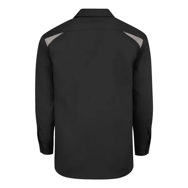 Dickies Men's Tall Long Sleeve Performance Team Shirt - Dickies Men's Tall Long Sleeve Performance Team Shirt - Image 4 of 10