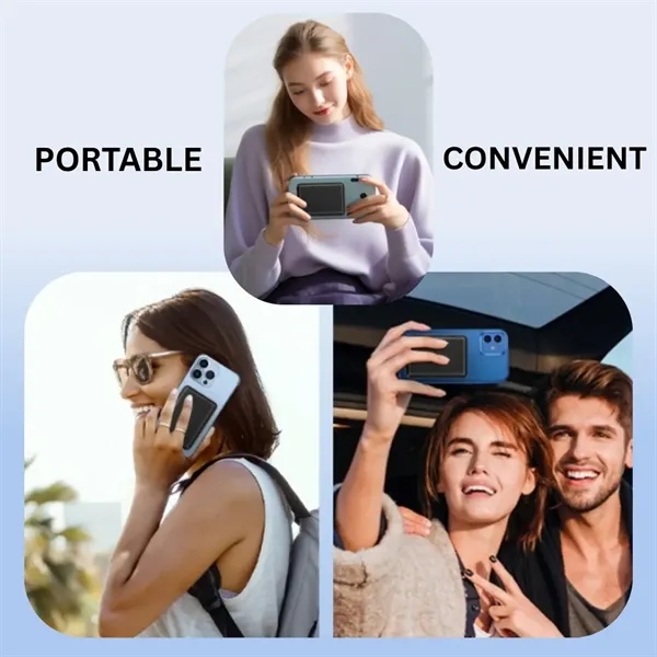 PowerPort 5000mAh Magnetic Power Bank with Wireless Charging - PowerPort 5000mAh Magnetic Power Bank with Wireless Charging - Image 10 of 13