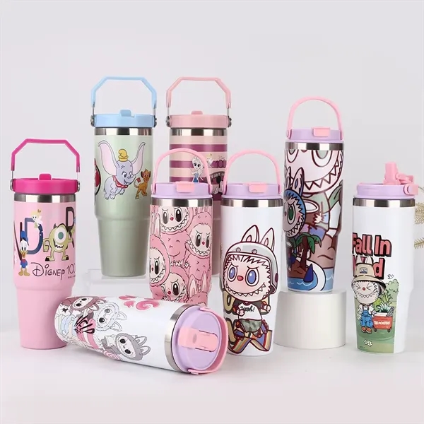 30oz Labubu Stainless Steel Tumbler - 30oz Labubu Stainless Steel Tumbler - Image 0 of 19