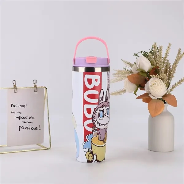 30oz Labubu Stainless Steel Tumbler - 30oz Labubu Stainless Steel Tumbler - Image 2 of 19