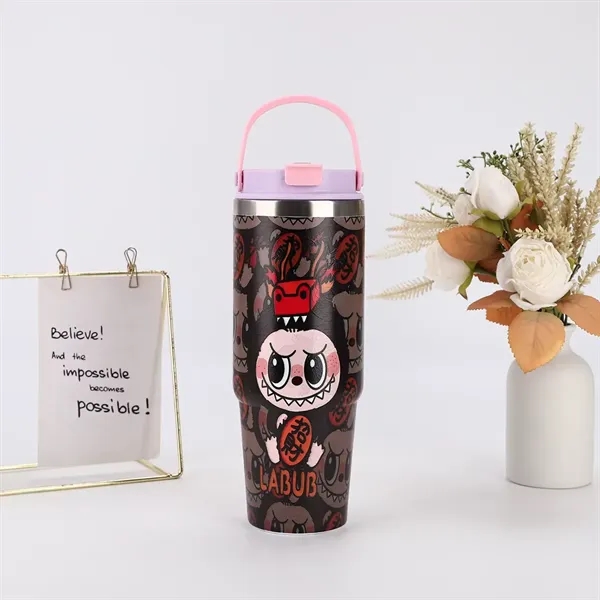 30oz Labubu Stainless Steel Tumbler - 30oz Labubu Stainless Steel Tumbler - Image 5 of 19