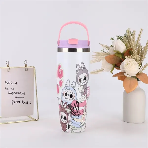30oz Labubu Stainless Steel Tumbler - 30oz Labubu Stainless Steel Tumbler - Image 11 of 19