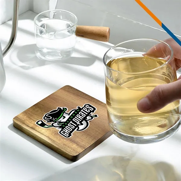 Moxzir Bamboo Square Coaster - Moxzir Bamboo Square Coaster - Image 1 of 3