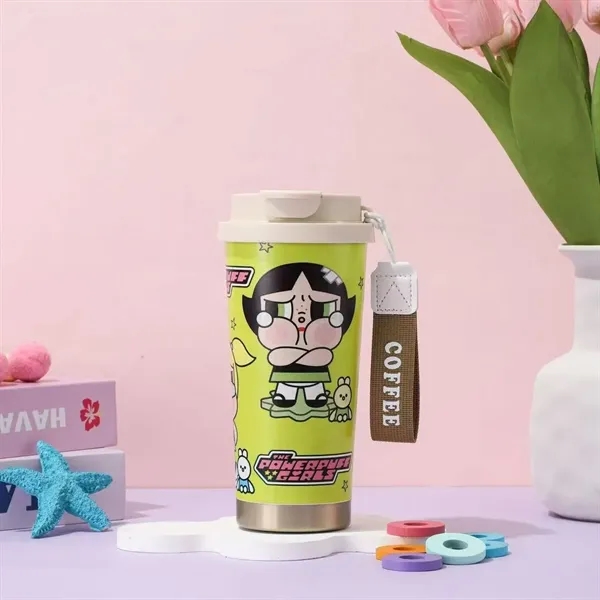 20oz Cute Labubu Travel Coffee Mug with Straw Lid - 20oz Cute Labubu Travel Coffee Mug with Straw Lid - Image 13 of 21