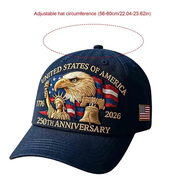 US Anniversary Baseball Cap - US Anniversary Baseball Cap - Image 1 of 3