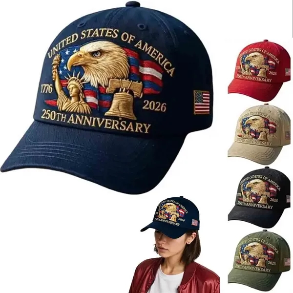 US Anniversary Baseball Cap - US Anniversary Baseball Cap - Image 0 of 3