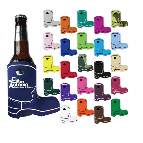 12oz Neoprene Boot-Shaped Cup Sleeve - 12oz Neoprene Boot-Shaped Cup Sleeve - Image 0 of 2