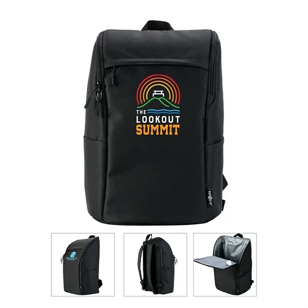 Coral Repreve® RPET 20-Can Backpack Cooler - Coral Repreve® RPET 20-Can Backpack Cooler - Image 0 of 1