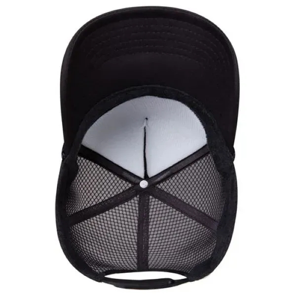 5 Panel High Crown Mesh Back Trucker Hat - 5 Panel High Crown Mesh Back Trucker Hat - Image 19 of 19