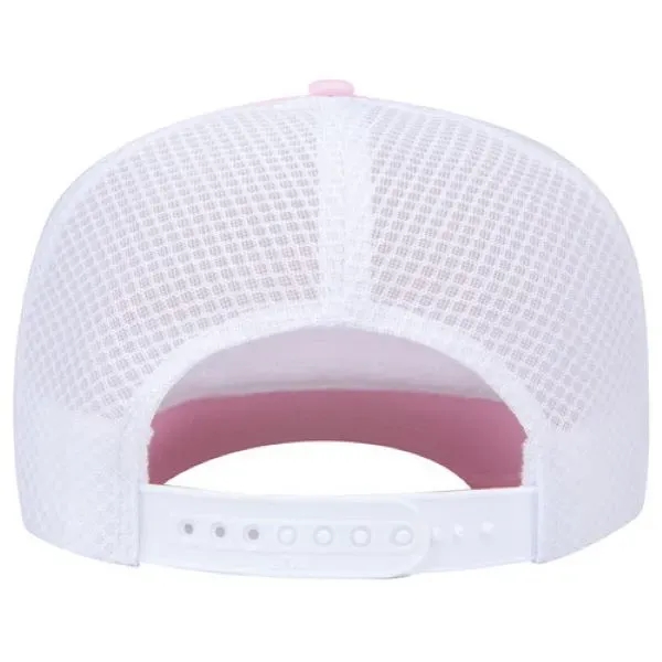 5 Panel High Crown Mesh Back Trucker Hat - 5 Panel High Crown Mesh Back Trucker Hat - Image 10 of 19
