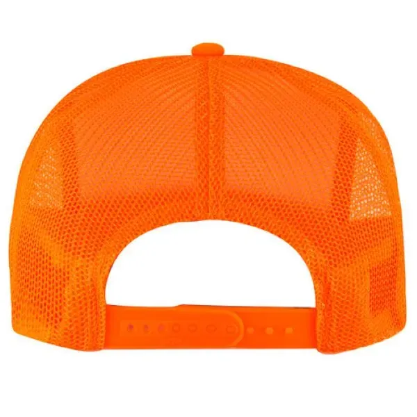 5 Panel High Crown Foam Front Mesh Back Trucker Hat - 5 Panel High Crown Foam Front Mesh Back Trucker Hat - Image 320 of 321