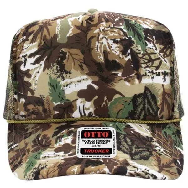 5 Panel High Crown Foam Front Mesh Back Trucker Hat - 5 Panel High Crown Foam Front Mesh Back Trucker Hat - Image 318 of 321
