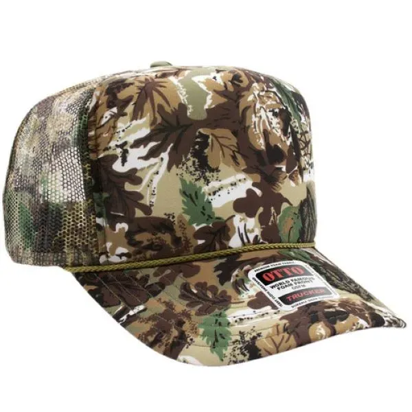 5 Panel High Crown Foam Front Mesh Back Trucker Hat - 5 Panel High Crown Foam Front Mesh Back Trucker Hat - Image 313 of 321