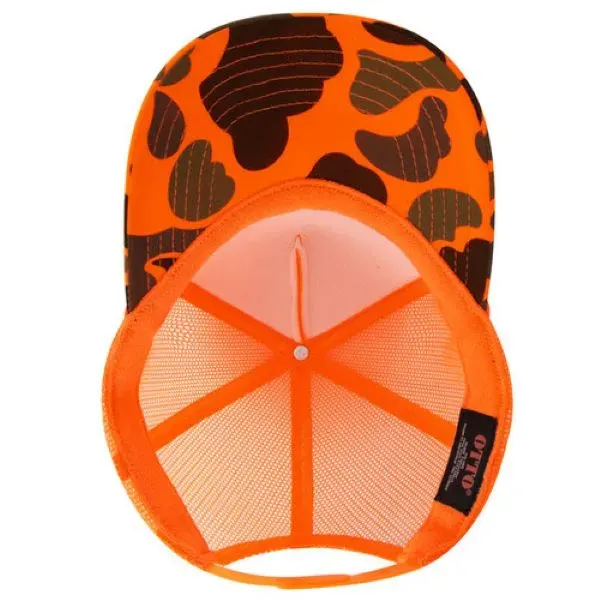 5 Panel High Crown Foam Front Mesh Back Trucker Hat - 5 Panel High Crown Foam Front Mesh Back Trucker Hat - Image 309 of 321