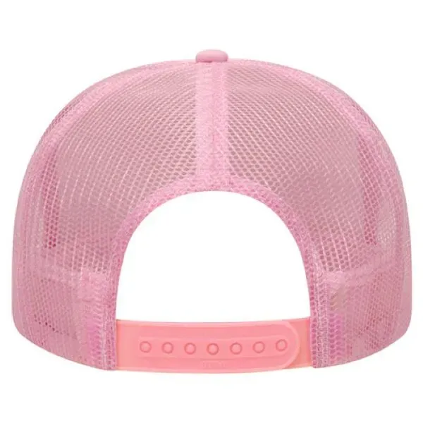 5 Panel High Crown Foam Front Mesh Back Trucker Hat - 5 Panel High Crown Foam Front Mesh Back Trucker Hat - Image 304 of 321