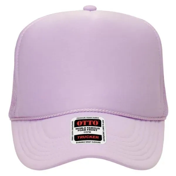 5 Panel High Crown Foam Front Mesh Back Trucker Hat - 5 Panel High Crown Foam Front Mesh Back Trucker Hat - Image 302 of 321