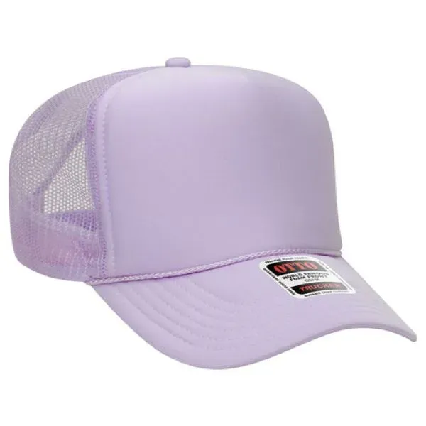 5 Panel High Crown Foam Front Mesh Back Trucker Hat - 5 Panel High Crown Foam Front Mesh Back Trucker Hat - Image 301 of 321