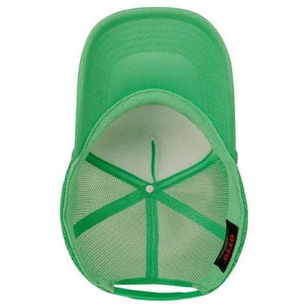 5 Panel High Crown Foam Front Mesh Back Trucker Hat - 5 Panel High Crown Foam Front Mesh Back Trucker Hat - Image 300 of 321
