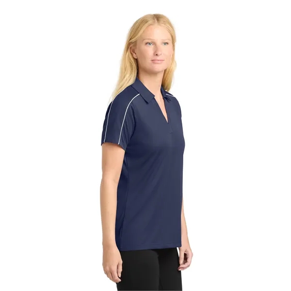 Sport-Tek Women's Micropique Sport-Wick Piped Polo. - Sport-Tek Women's Micropique Sport-Wick Piped Polo. - Image 22 of 24