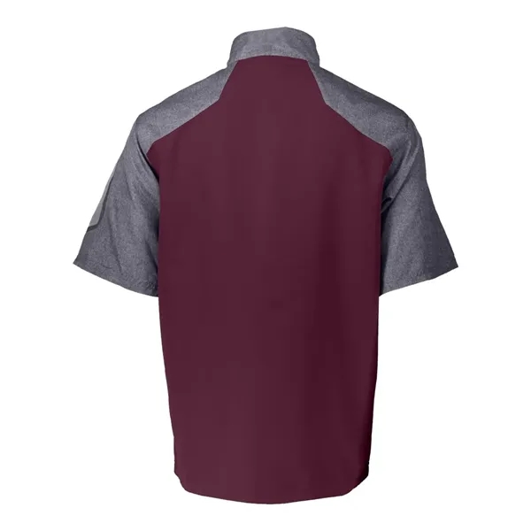 Holloway Unisex Raider Short Sleeve Quarter-Zip Pullover - Holloway Unisex Raider Short Sleeve Quarter-Zip Pullover - Image 8 of 20