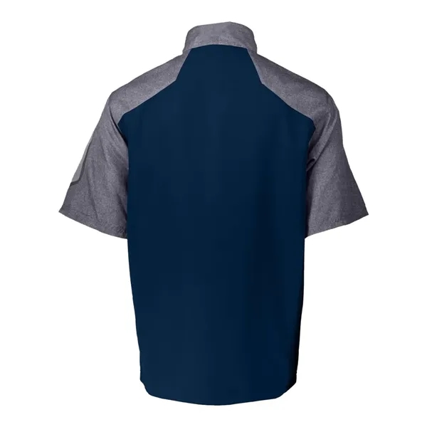 Holloway Unisex Raider Short Sleeve Quarter-Zip Pullover - Holloway Unisex Raider Short Sleeve Quarter-Zip Pullover - Image 10 of 20