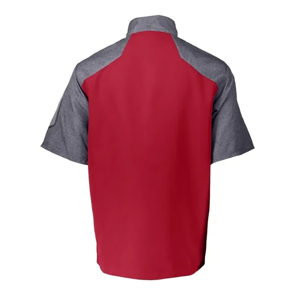 Holloway Unisex Raider Short Sleeve Quarter-Zip Pullover - Holloway Unisex Raider Short Sleeve Quarter-Zip Pullover - Image 17 of 20