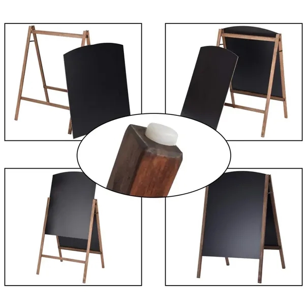 20x40'' Wood A-Frame Restaurant Chalkboard Sign for Displays - 20x40'' Wood A-Frame Restaurant Chalkboard Sign for Displays - Image 3 of 6