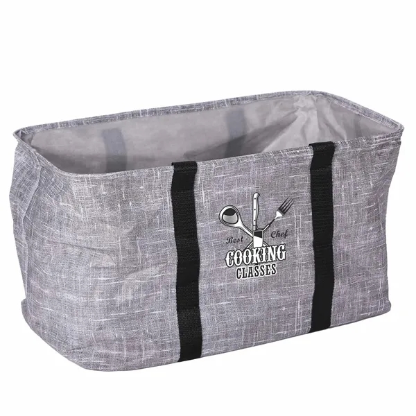Bohemian Non-Woven Collapsible Tote - Bohemian Non-Woven Collapsible Tote - Image 10 of 12