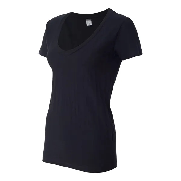 J. America Women's V-Neck Slub T-Shirt - J. America Women's V-Neck Slub T-Shirt - Image 2 of 15