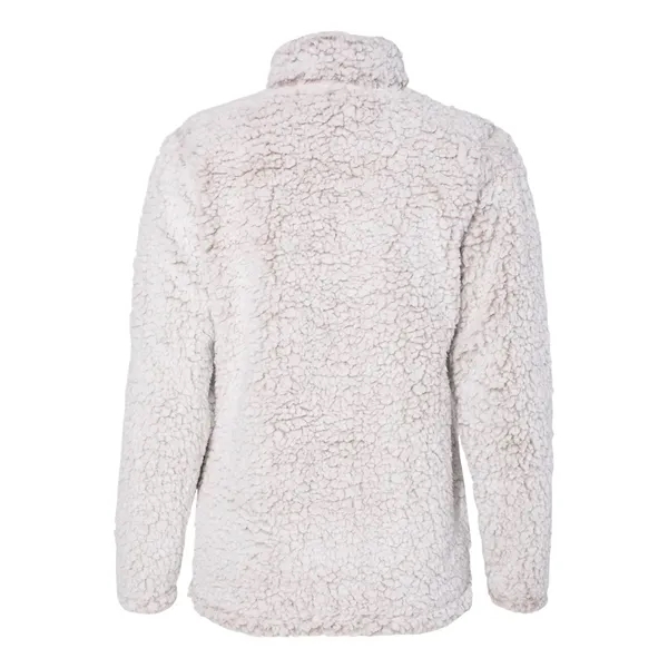 J. America Women's Epic Sherpa Quarter-Zip Pullover - J. America Women's Epic Sherpa Quarter-Zip Pullover - Image 12 of 16