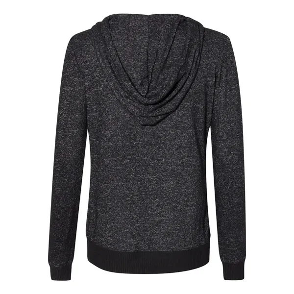 J. America Women's Cozy Jersey Hooded Full-Zip - J. America Women's Cozy Jersey Hooded Full-Zip - Image 2 of 4
