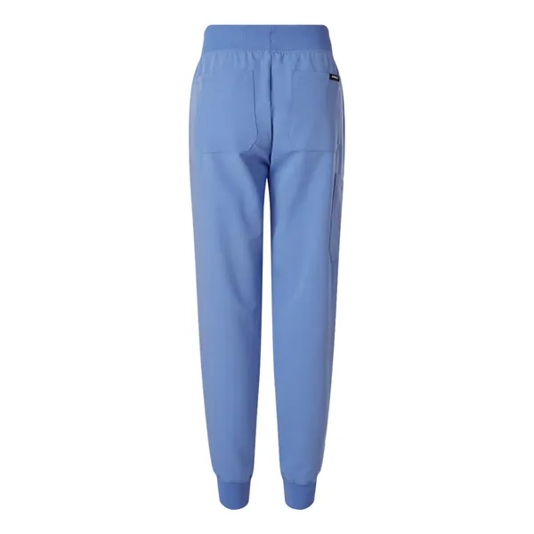 Jaanuu Women's Petite Sizes Silex Knit-Waist Scrub Joggers - Jaanuu Women's Petite Sizes Silex Knit-Waist Scrub Joggers - Image 7 of 12