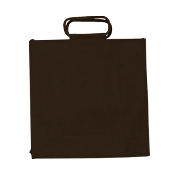 All Natural Jute Bag With Cane Handles - All Natural Jute Bag With Cane Handles - Image 1 of 5