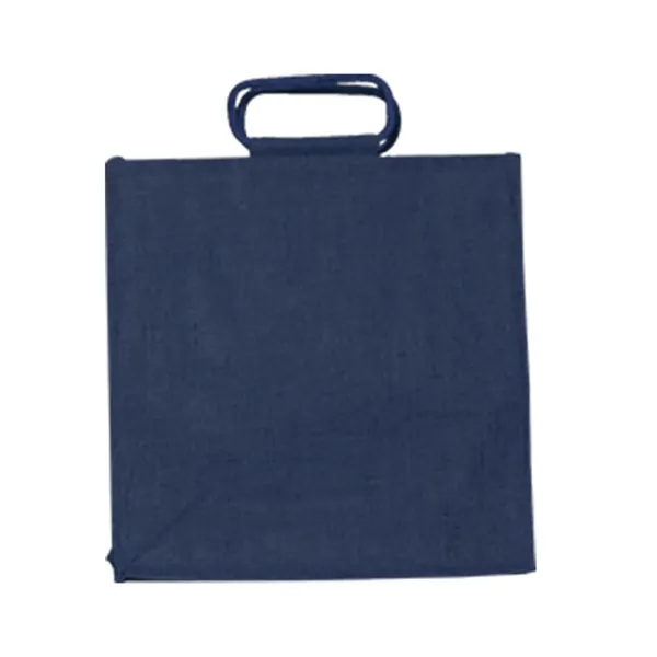 All Natural Jute Bag With Cane Handles - All Natural Jute Bag With Cane Handles - Image 5 of 5