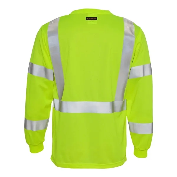 Kishigo Unisex Long Sleeve Class 3 T-Shirt - Kishigo Unisex Long Sleeve Class 3 T-Shirt - Image 3 of 5