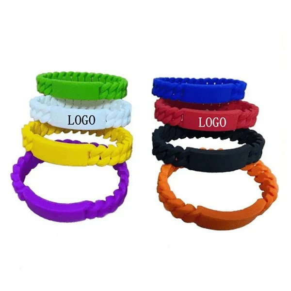 Twist Silicone Bracelet - Twist Silicone Bracelet - Image 0 of 4