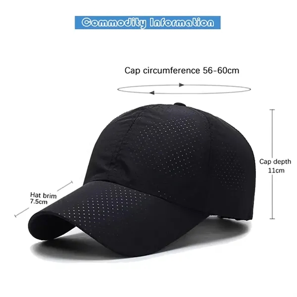 Breathable Quick Dry Cap - Breathable Quick Dry Cap - Image 2 of 3