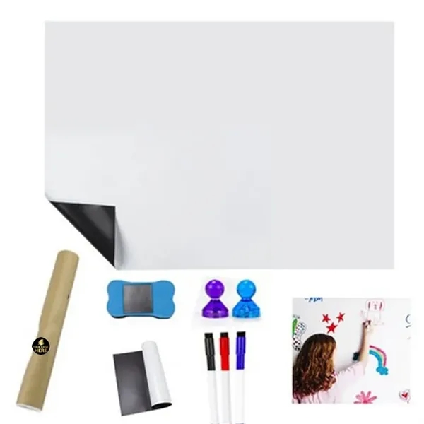 Dry Erase Magnetic Whiteboard Sticker - Dry Erase Magnetic Whiteboard Sticker - Image 0 of 1