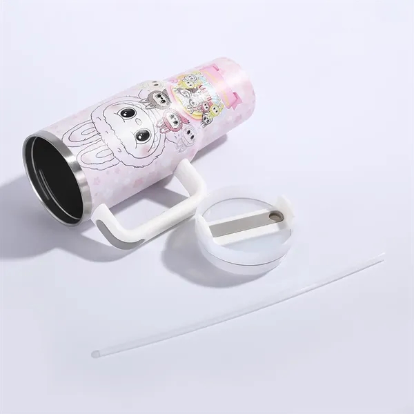 40oz H2.0 Labubu Printing Stainless Steel Tumbler - 40oz H2.0 Labubu Printing Stainless Steel Tumbler - Image 9 of 9