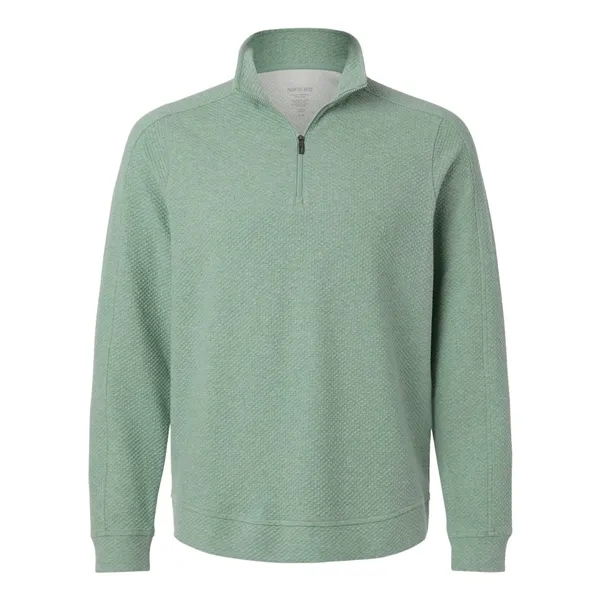 North End Men's Spirit Textured Quarter-Zip Pullover - North End Men's Spirit Textured Quarter-Zip Pullover - Image 9 of 10