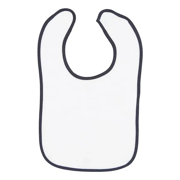 Rabbit Skins Infant Contrast Trim Terry Bib - Rabbit Skins Infant Contrast Trim Terry Bib - Image 5 of 11