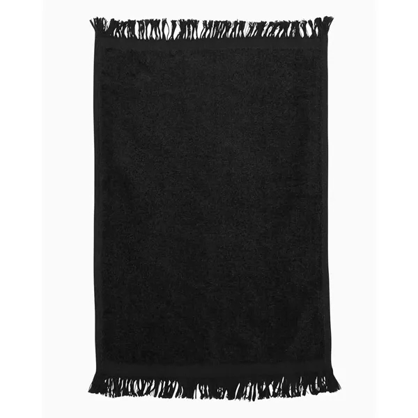 Custom Q-Tees Fringed Fingertip Towel