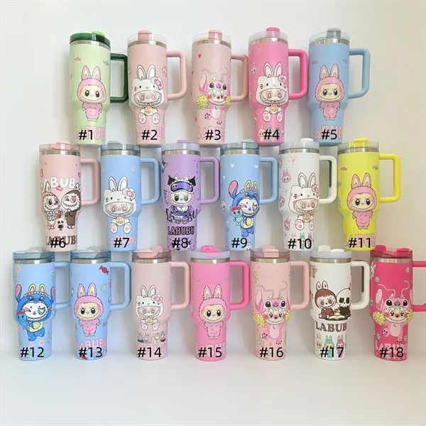 40oz Insulated Travel Mug Labubu Hot Cold Beverage Container - 40oz Insulated Travel Mug Labubu Hot Cold Beverage Container - Image 0 of 34