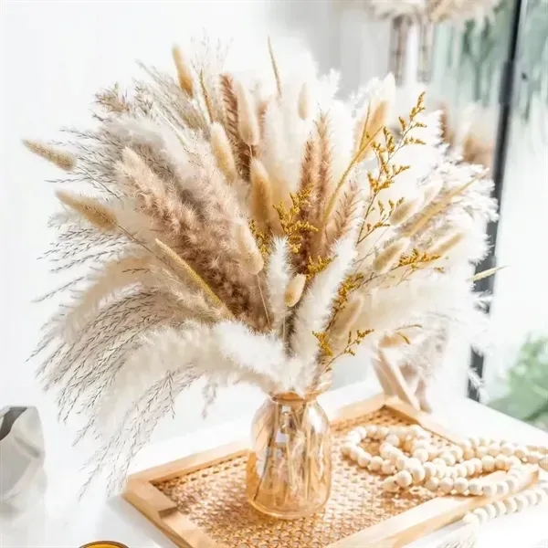 Natural Dried Pampas Grass Boho Home Decorations (100PCS) - Natural Dried Pampas Grass Boho Home Decorations (100PCS) - Image 2 of 5