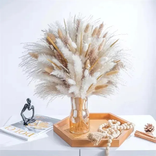 Natural Dried Pampas Grass Boho Home Decorations (100PCS) - Natural Dried Pampas Grass Boho Home Decorations (100PCS) - Image 4 of 5